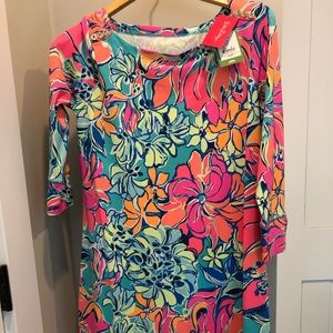 NWT Sophie dress seaside aqua breezy babe size M